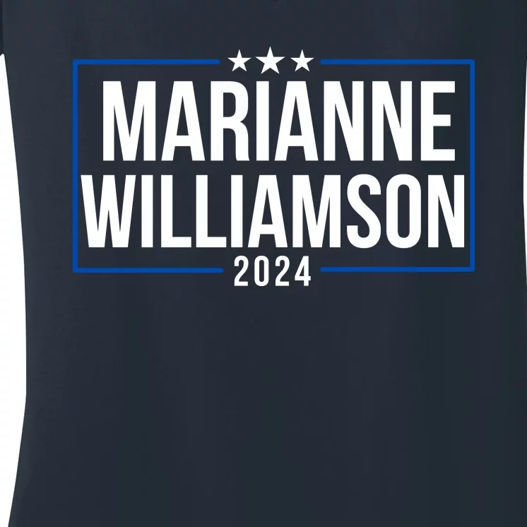 Marianne Williamson 2024 President Men Women Williamson 2024 Women's V-Neck T-Shirt