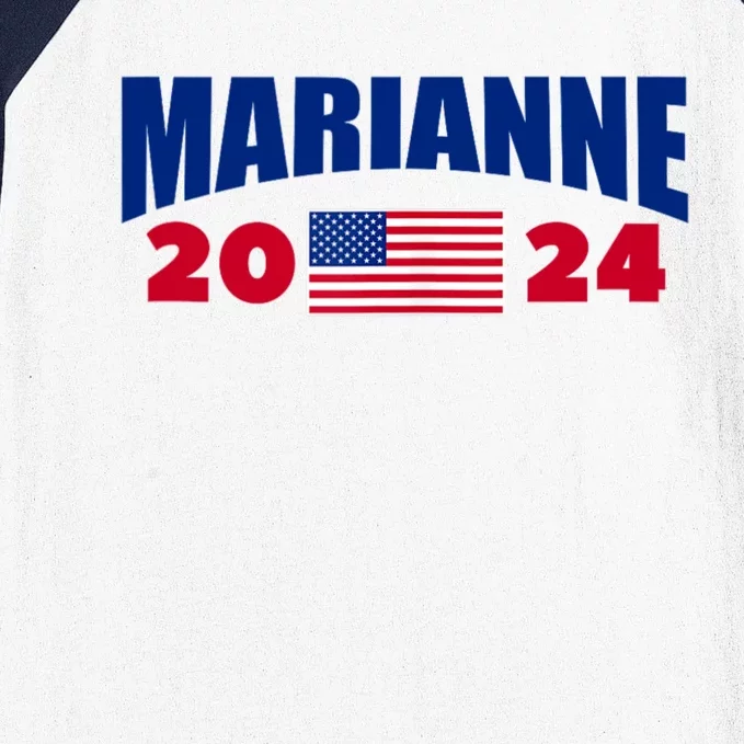 Marianne Williamson 2024 For President Election Baseball Sleeve Shirt