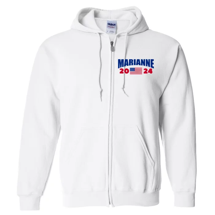 Marianne Williamson 2024 For President Election Full Zip Hoodie