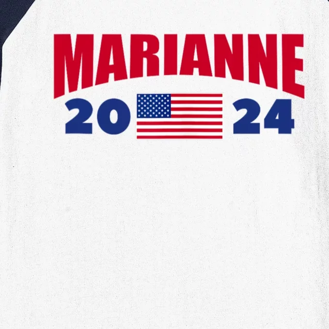 Marianne Williamson 2024 For President Election Baseball Sleeve Shirt