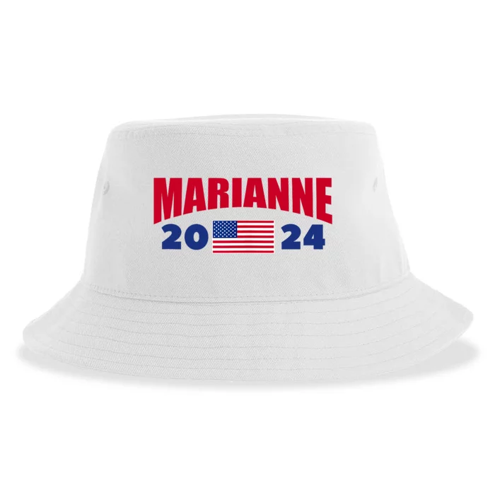 Marianne Williamson 2024 For President Election Sustainable Bucket Hat