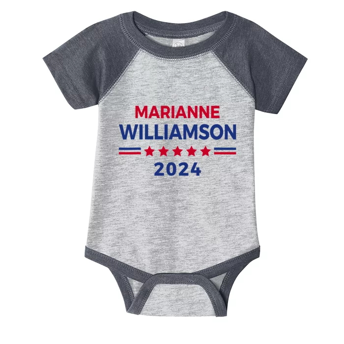 Marianne Williamson 2024 For President Election Infant Baby Jersey Bodysuit