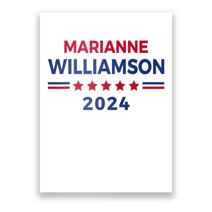 Marianne Williamson 2024 For President Election Poster