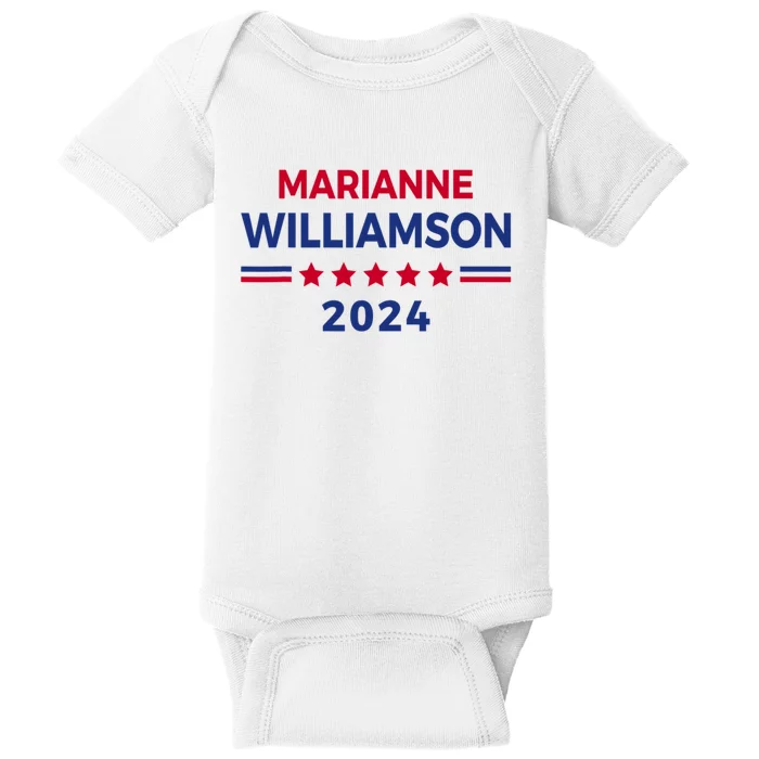 Marianne Williamson 2024 For President Election Baby Bodysuit