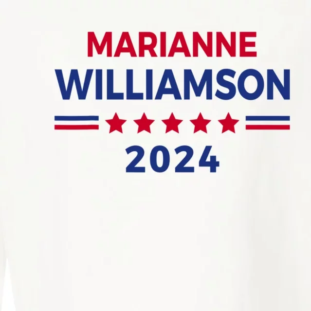 Marianne Williamson 2024 For President Election Cropped Pullover Crew