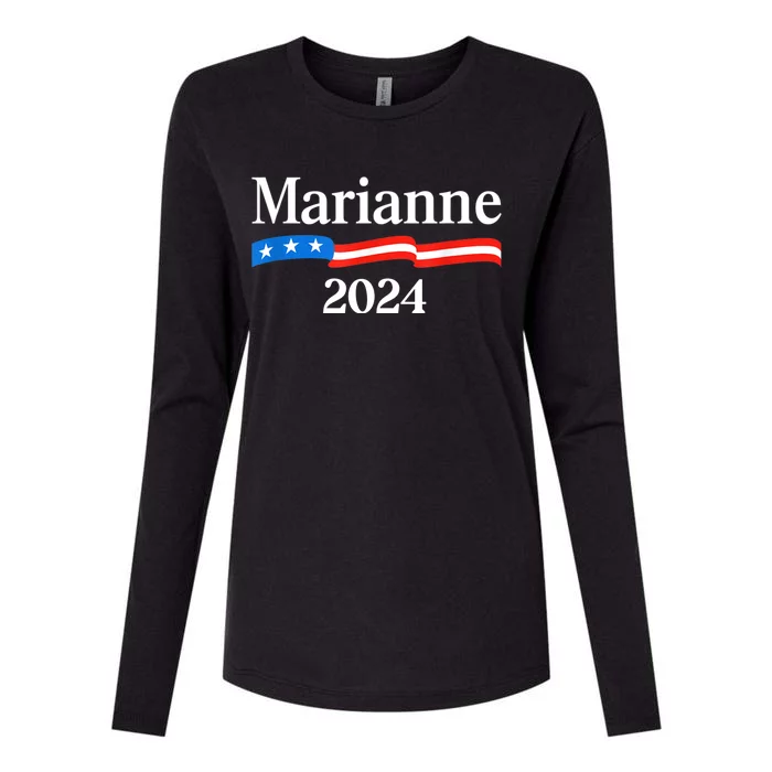 Marianne Williamson 2024 For President Election Womens Cotton Relaxed Long Sleeve T-Shirt