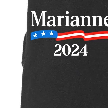 Marianne Williamson 2024 For President Election Doggie 3-End Fleece Hoodie