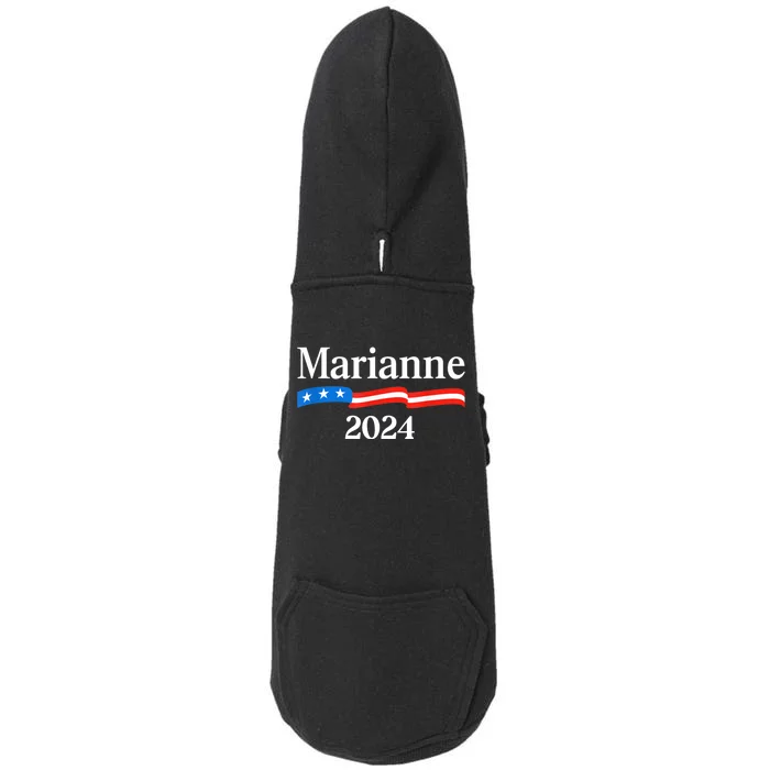 Marianne Williamson 2024 For President Election Doggie 3-End Fleece Hoodie