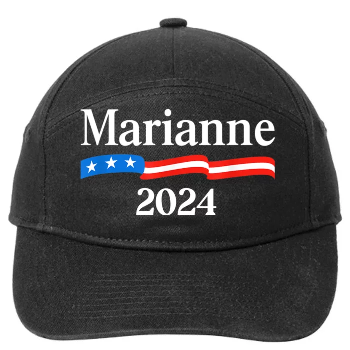 Marianne Williamson 2024 For President Election 7-Panel Snapback Hat