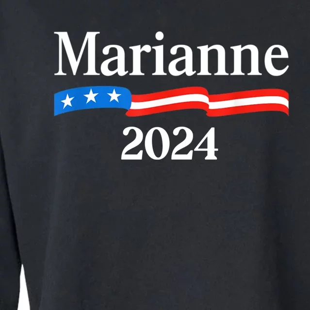 Marianne Williamson 2024 For President Election Cropped Pullover Crew