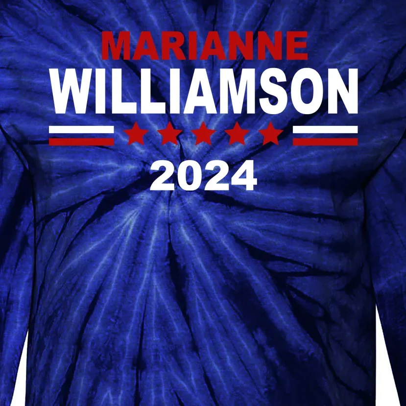 Marianne Williamson 2024 Election Tie-Dye Long Sleeve Shirt