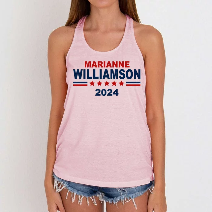 Marianne Williamson 2024 Election Women's Knotted Racerback Tank