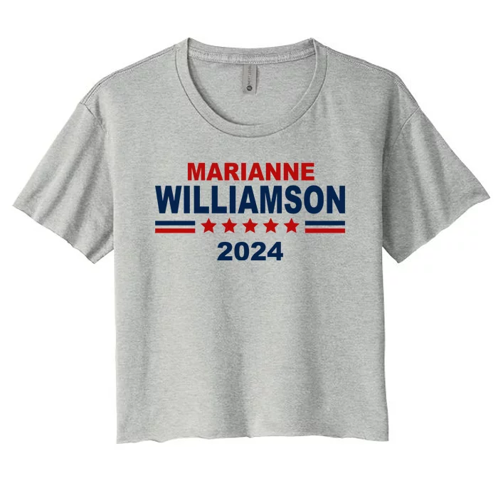 Marianne Williamson 2024 Election Women's Crop Top Tee