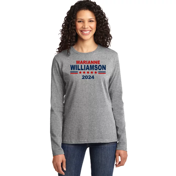 Marianne Williamson 2024 Election Ladies Long Sleeve Shirt