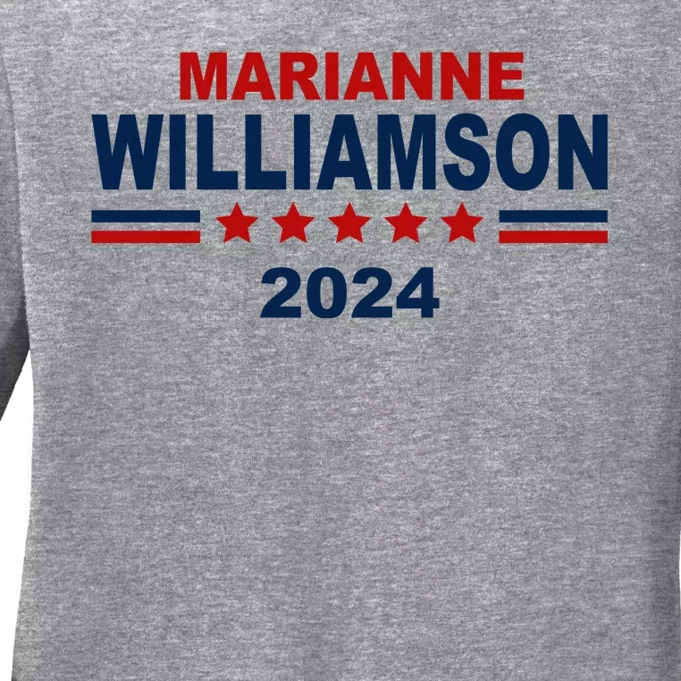 Marianne Williamson 2024 Election Ladies Long Sleeve Shirt