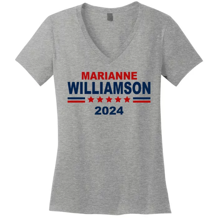 Marianne Williamson 2024 Election Women's V-Neck T-Shirt