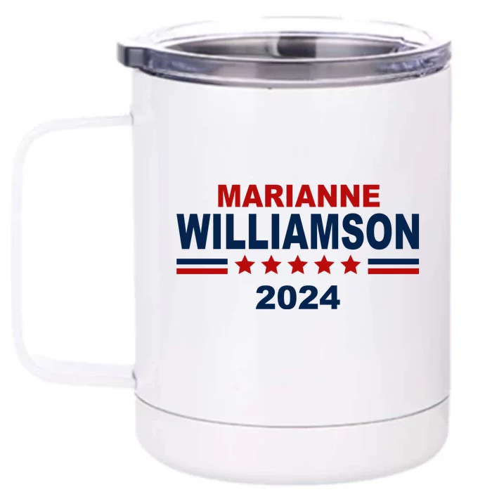 Marianne Williamson 2024 Election Front & Back 12oz Stainless Steel Tumbler Cup