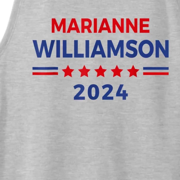 Marianne Williamson 2024 For President Election Campaign Ladies Tri-Blend Wicking Tank