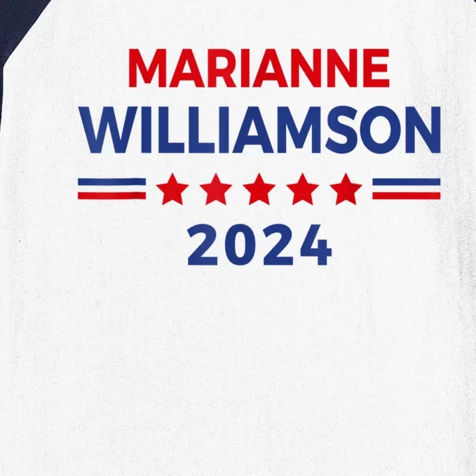 Marianne Williamson 2024 For President Election Campaign Baseball Sleeve Shirt