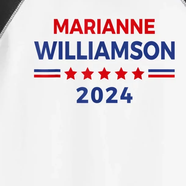 Marianne Williamson 2024 For President Election Campaign Toddler Fine Jersey T-Shirt