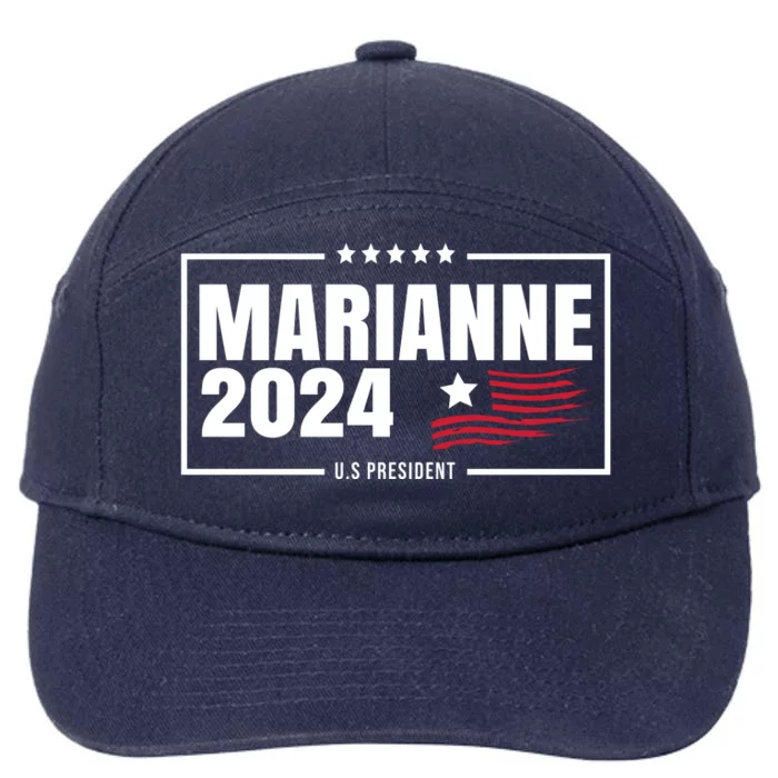 Marianne Williamson 2024 US President 7-Panel Snapback Hat