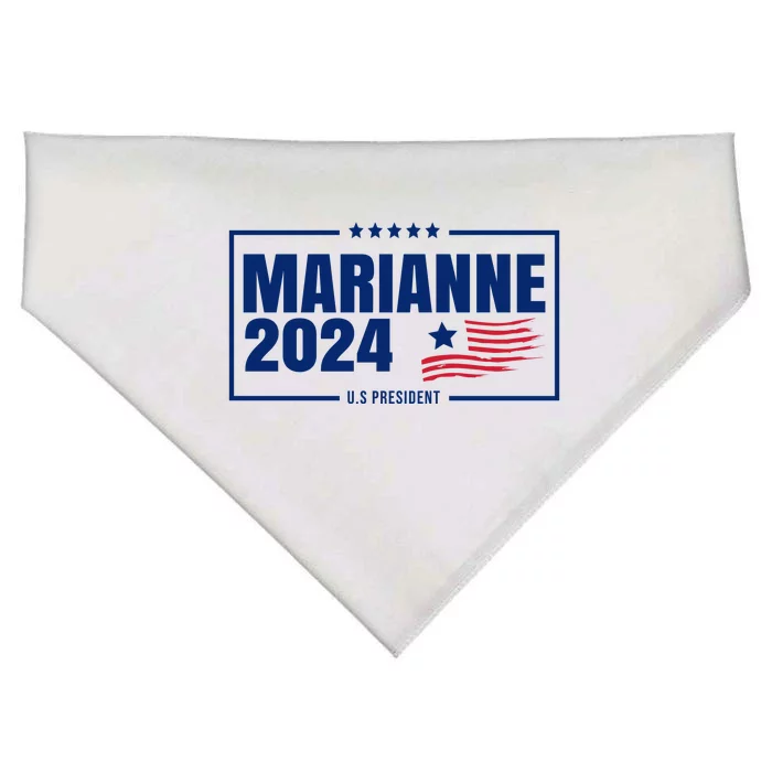 Marianne Williamson 2024 US President USA-Made Doggie Bandana