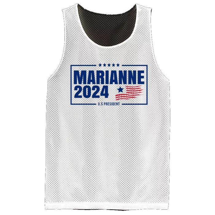 Marianne Williamson 2024 US President Mesh Reversible Basketball Jersey Tank