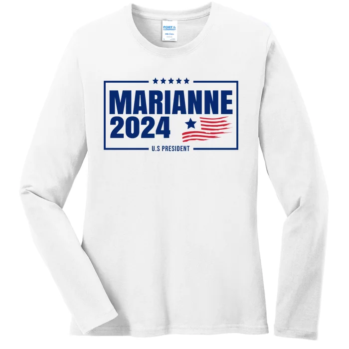 Marianne Williamson 2024 US President Ladies Long Sleeve Shirt