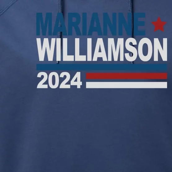 Marianne Williamson 2024 Political Performance Fleece Hoodie