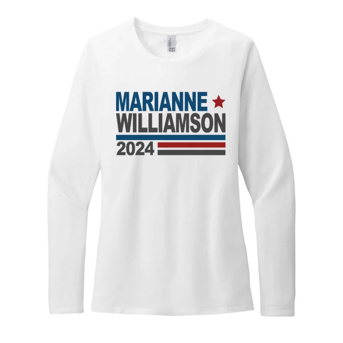 Marianne Williamson 2024 Political Womens CVC Long Sleeve Shirt