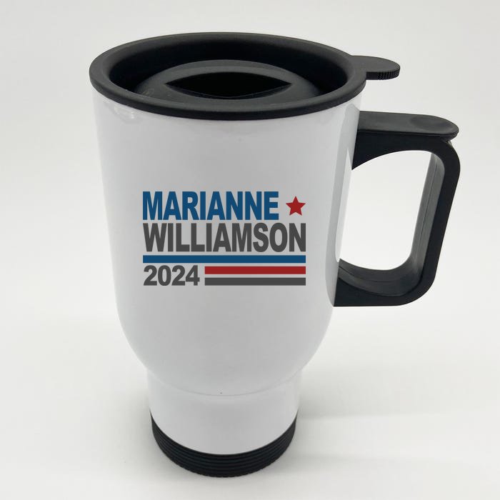 Marianne Williamson 2024 Political Front & Back Stainless Steel Travel Mug