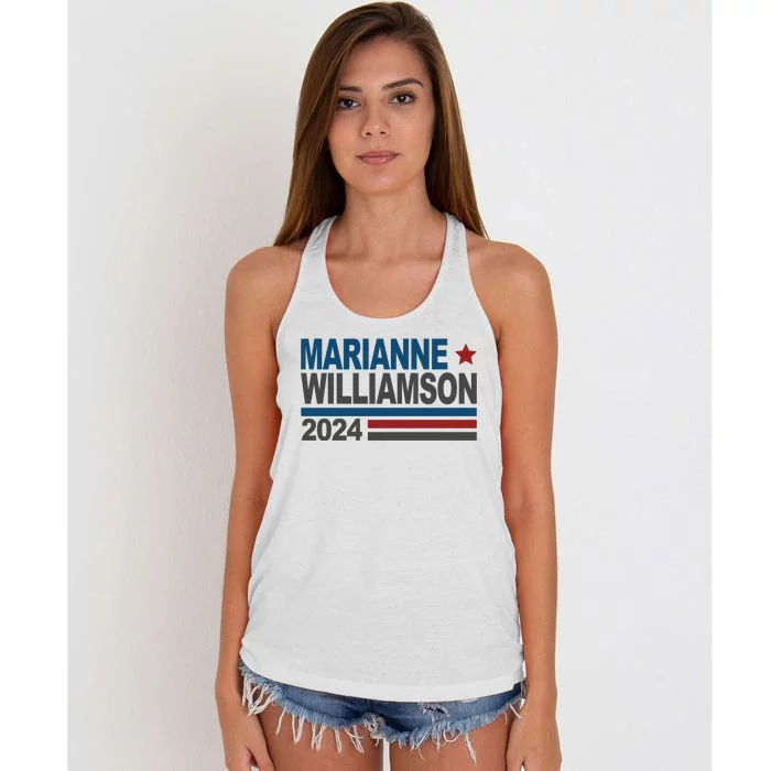 Marianne Williamson 2024 Political Women's Knotted Racerback Tank