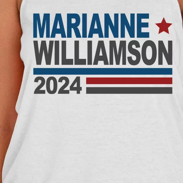 Marianne Williamson 2024 Political Women's Knotted Racerback Tank