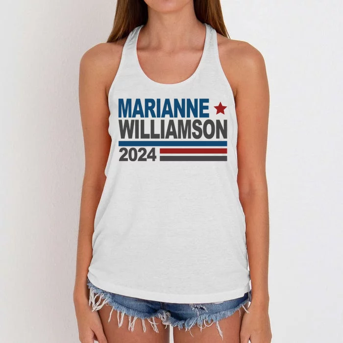 Marianne Williamson 2024 Political Women's Knotted Racerback Tank