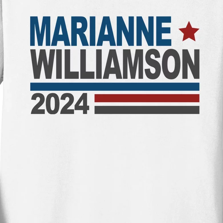 Marianne Williamson 2024 Political Kids Long Sleeve Shirt