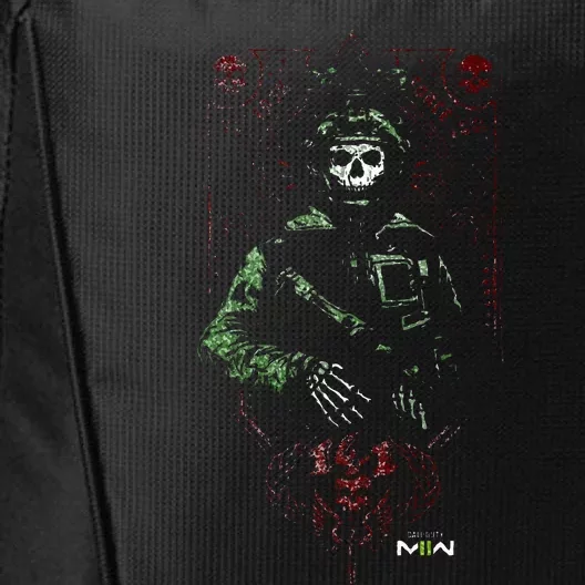 Modern Warfare 2 Ghost Playing Card Portrait City Backpack