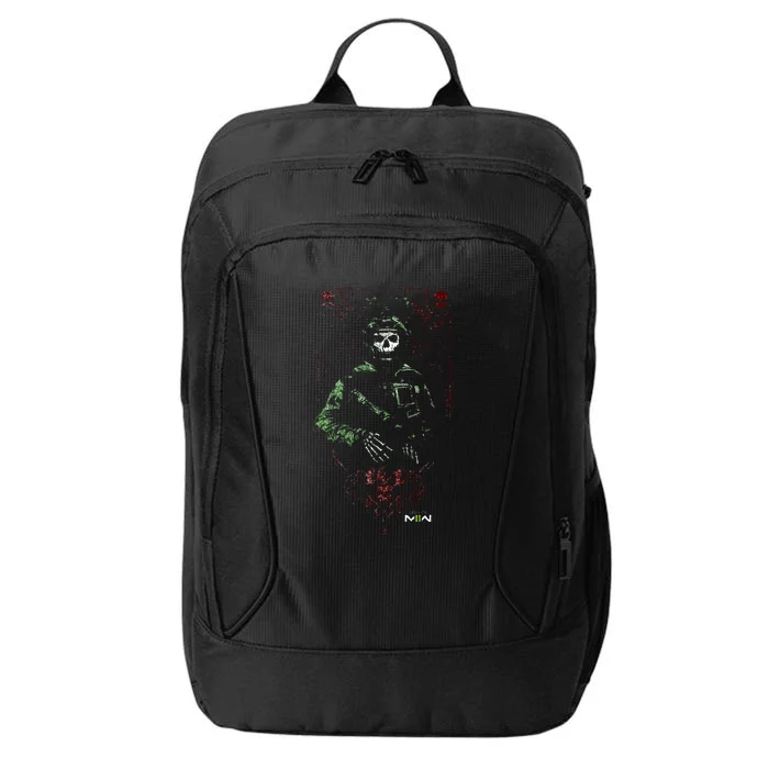 Modern Warfare 2 Ghost Playing Card Portrait City Backpack