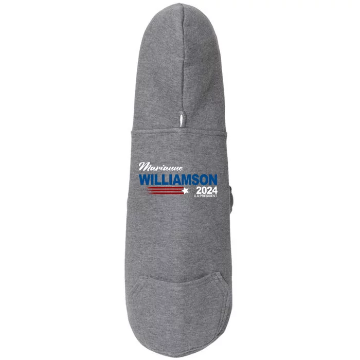 Marianne Williamson 2024 US President Election Doggie 3-End Fleece Hoodie