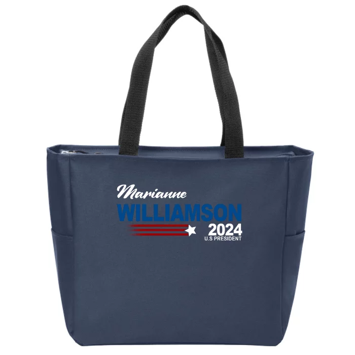 Marianne Williamson 2024 US President Election Zip Tote Bag