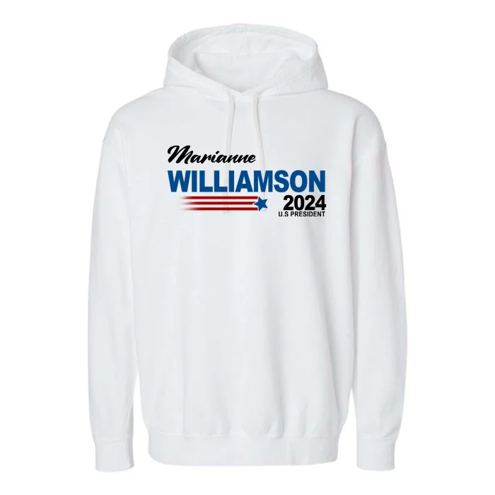 Marianne Williamson 2024 US President Election Garment-Dyed Fleece Hoodie