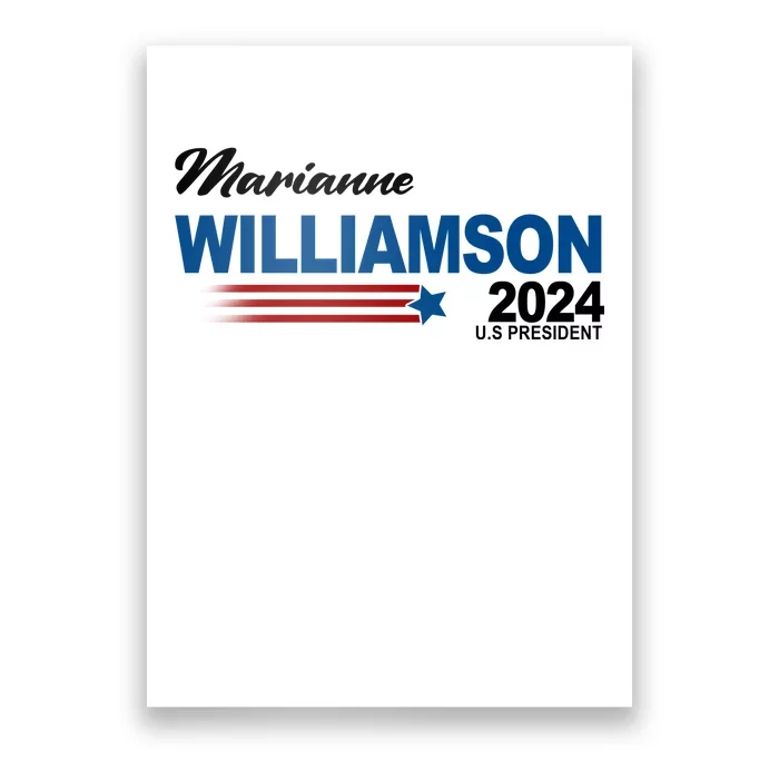 Marianne Williamson 2024 US President Election Poster