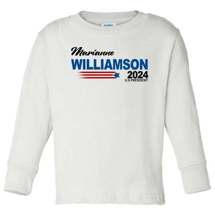 Marianne Williamson 2024 US President Election Toddler Long Sleeve Shirt