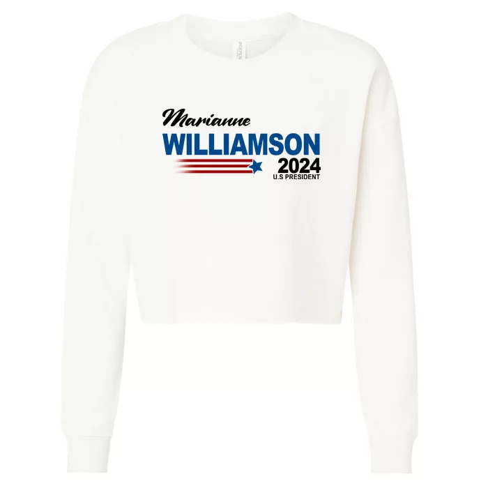 Marianne Williamson 2024 US President Election Cropped Pullover Crew