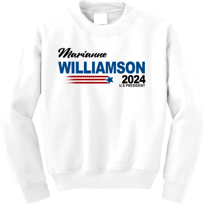 Marianne Williamson 2024 US President Election Kids Sweatshirt