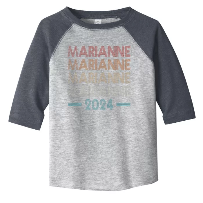 Marianne Williamson 2024 For President Election Campaign Toddler Fine Jersey T-Shirt