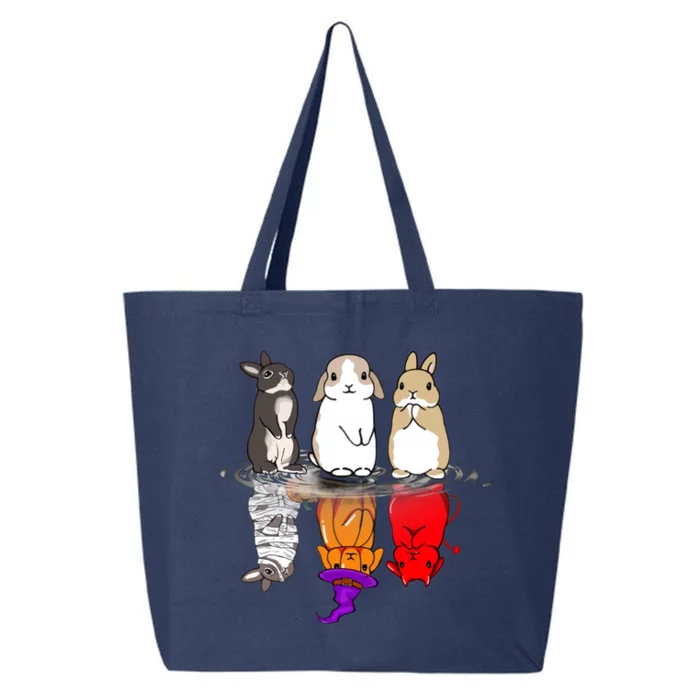 Mummy Witch And Demon Reflection In Water Bunny Gift 25L Jumbo Tote