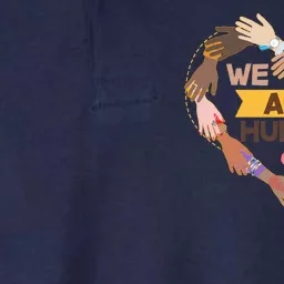 Multicultural We Are All Human Softstyle Adult Sport Polo