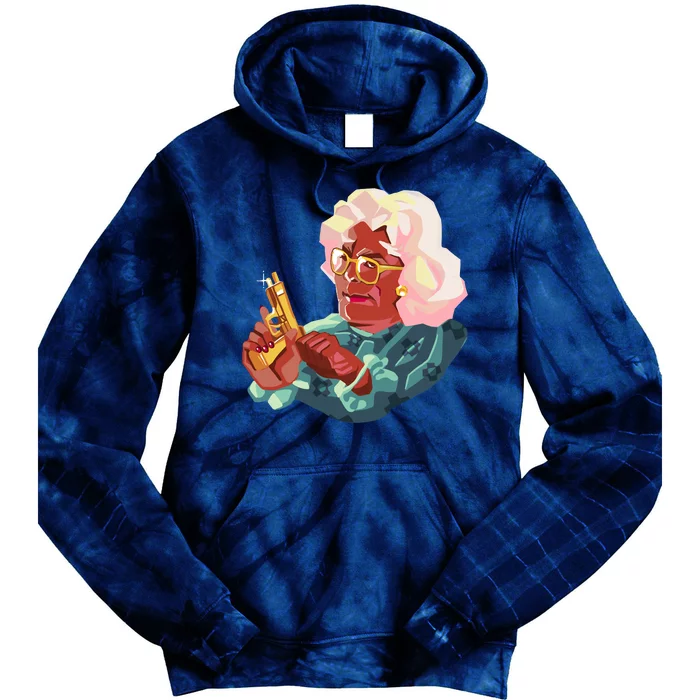 Madea With A Gun Tie Dye Hoodie