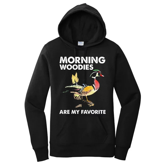 Morning Woodies Are My Favorite Love Hunting Women's Pullover Hoodie