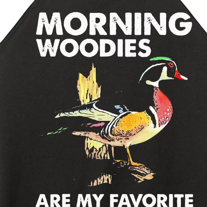 Morning Woodies Are My Favorite Love Hunting Women’s Perfect Tri Rocker Tank